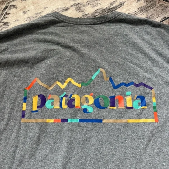 Patagonia Unity Fitz Responsibili-Tee - Gravel Heather XXL - Picture 4 of 8